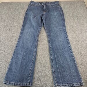 Nine West Jeans Womens 14/31 Dark Wash Bootcut Stretch Denim Blue Pants